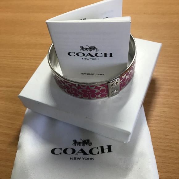 COACH INITIAL BANGLE BRACELET